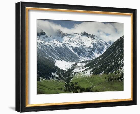 Val d'Aran in the Pyrenees Near Viella, Catalonia, Spain-Michael Busselle-Framed Photographic Print