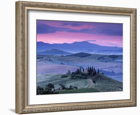 Val d'Orcia, Tuscany, Italy-Doug Pearson-Framed Photographic Print