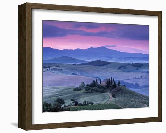 Val d'Orcia, Tuscany, Italy-Doug Pearson-Framed Photographic Print