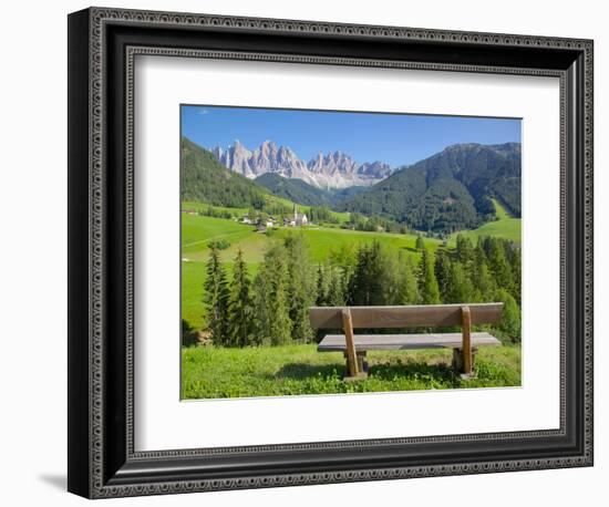 Val di Funes, Bolzano Province, Trentino-Alto Adige/South Tyrol, Italian Dolomites, Italy, Europe-Frank Fell-Framed Premium Photographic Print