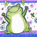 Frog In Clover-Valarie Wade-Giclee Print