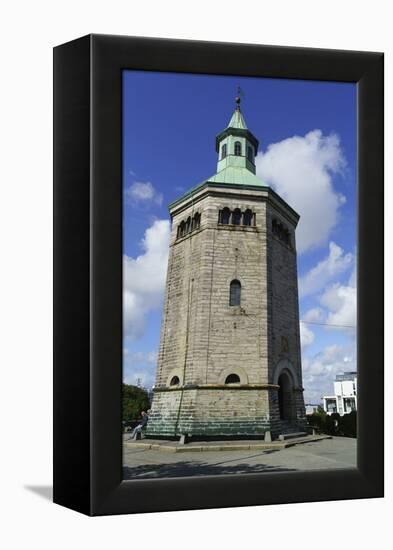 Valberg Tower, Stavanger, Norway, Scandinavia, Europe-Amanda Hall-Framed Premier Image Canvas