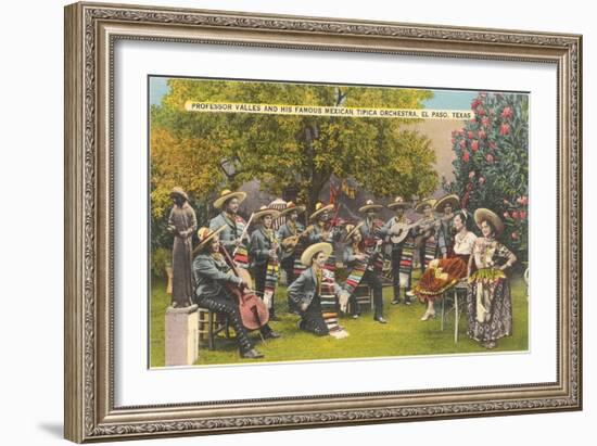 Valdes' Mexican Orchestra, El Paso, Texas-null-Framed Art Print