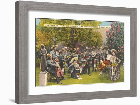 Valdes' Mexican Orchestra, El Paso, Texas-null-Framed Art Print