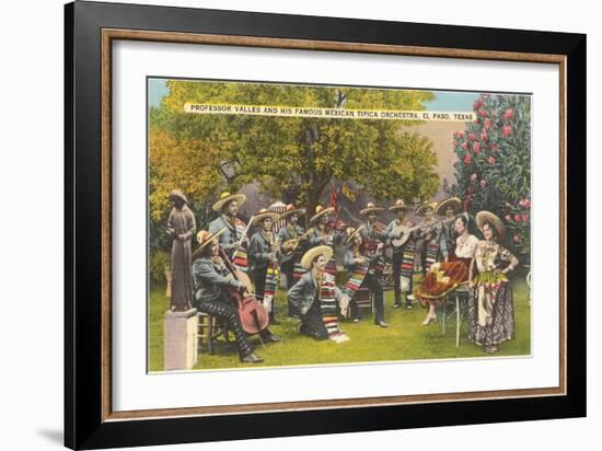 Valdes' Mexican Orchestra, El Paso, Texas-null-Framed Art Print