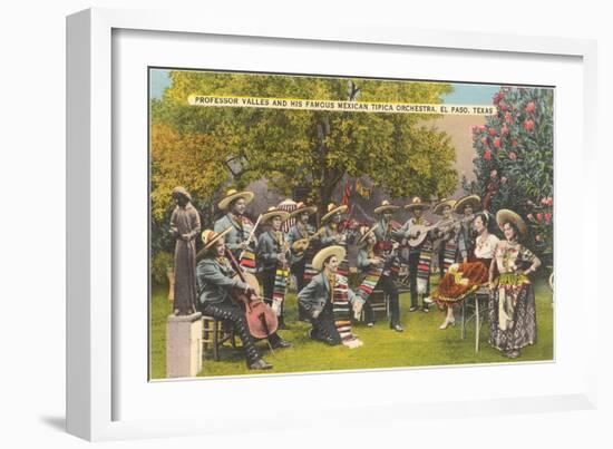 Valdes' Mexican Orchestra, El Paso, Texas-null-Framed Art Print