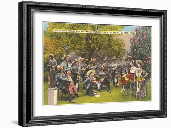 Valdes' Mexican Orchestra, El Paso, Texas-null-Framed Art Print