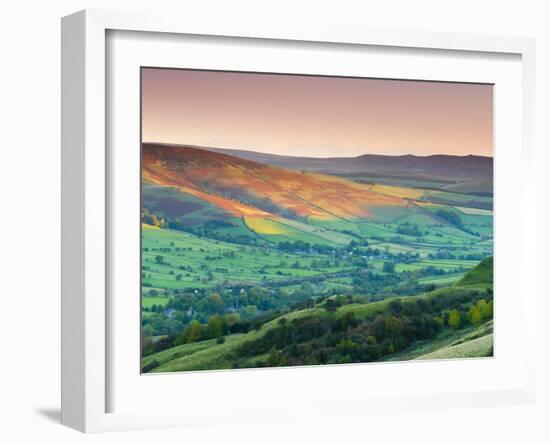 Vale of Edale, Peak District National Park, Derbyshire, England-Alan Copson-Framed Photographic Print