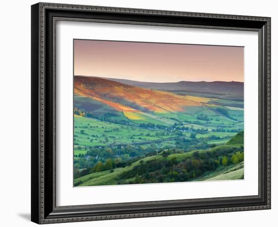 Vale of Edale, Peak District National Park, Derbyshire, England-Alan Copson-Framed Photographic Print