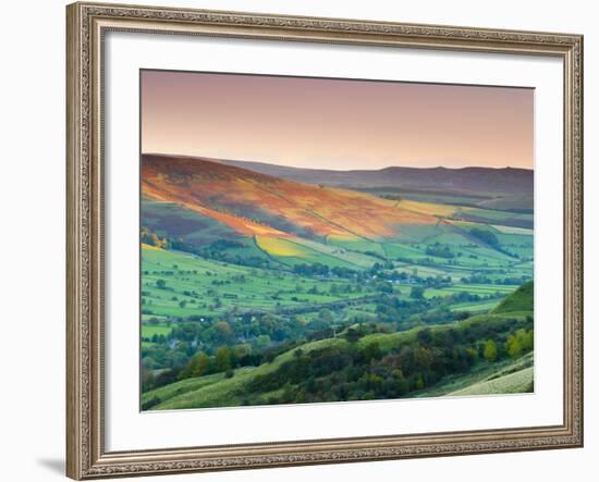 Vale of Edale, Peak District National Park, Derbyshire, England-Alan Copson-Framed Photographic Print