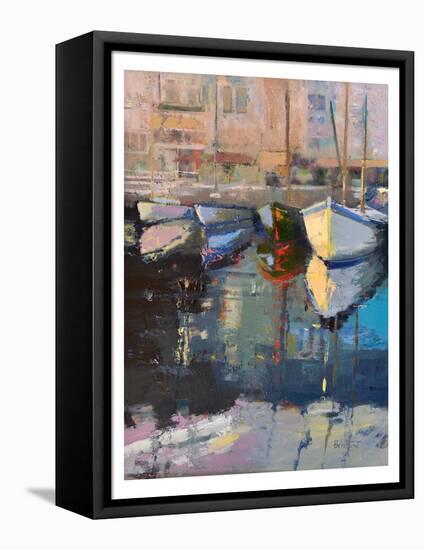 Valencia Boats-Beth A. Forst-Framed Stretched Canvas