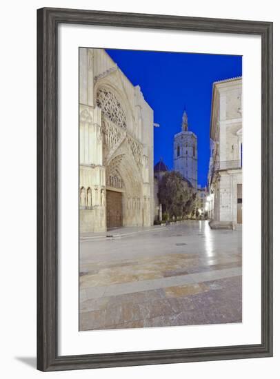 Valencia Cathedral at Dawn, Valencia, Spain-Rob Tilley-Framed Photographic Print