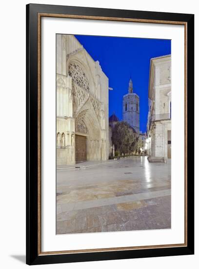 Valencia Cathedral at Dawn, Valencia, Spain-Rob Tilley-Framed Photographic Print