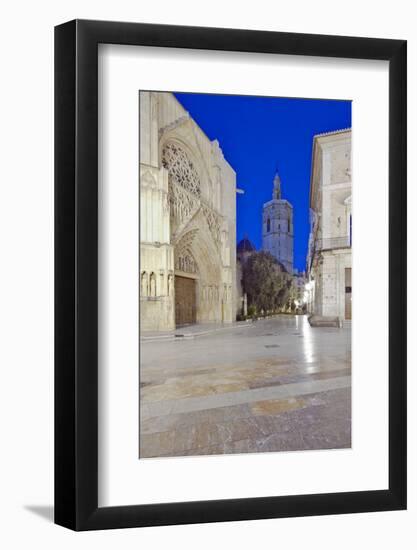 Valencia Cathedral at Dawn, Valencia, Spain-Rob Tilley-Framed Photographic Print