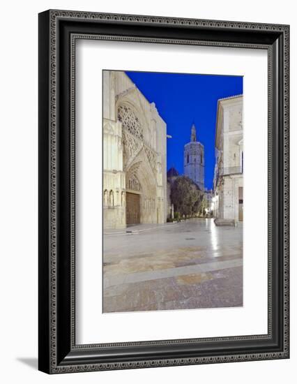 Valencia Cathedral at Dawn, Valencia, Spain-Rob Tilley-Framed Photographic Print