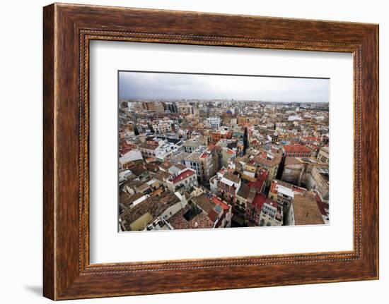 Valencia from the Metropolitan Cathedral Basilica Tower-David Pickford-Framed Photographic Print