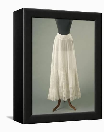 Valenciennes Lace Petticoat-null-Framed Premier Image Canvas