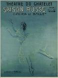 Advertising Poster for the Ballet Dancer Anna Pavlova in the Ballet Les Sylphides, 1909-Valentin Alexandrovich Serov-Giclee Print