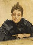 Portrait of the Artist Maria Yakunchikova-Weber (1870-190)-Valentin Alexandrovich Serov-Giclee Print