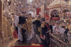 The Coronation of Emperor Nicholas II in the Assumption Cathedral, 1896-Valentin Alexandrovich Serov-Giclee Print