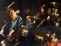 Christ and the Adulteress-Valentin de Boulogne-Art Print