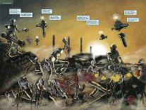 Zombies vs. Robots: No. 7 - Page Spread-Valentin Ramon-Stretched Canvas