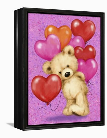 Valentine Bear-MAKIKO-Framed Premier Image Canvas