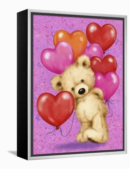 Valentine Bear-MAKIKO-Framed Premier Image Canvas