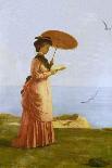 Lady Tennyson on Afton Downs, Freshwater Bay, Isle of Wight-Valentine Cameron Prinsep-Giclee Print