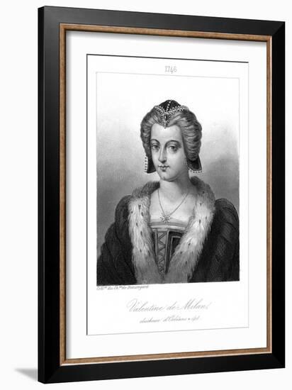 Valentine D'Orleans-null-Framed Art Print