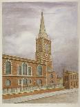 St Bride's Church, Fleet Street, City of London, 1815-Valentine Davis-Framed Giclee Print