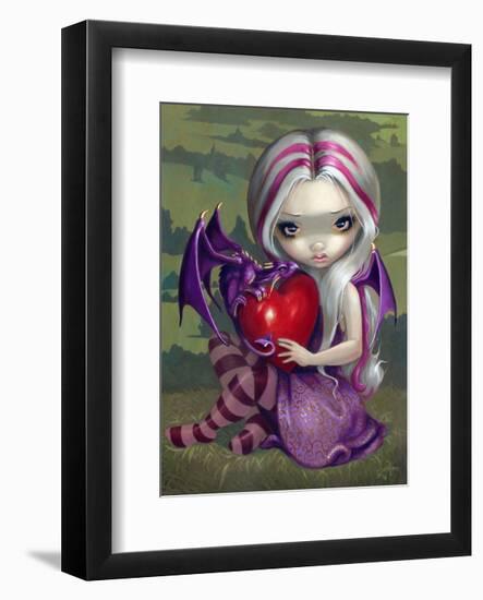 Valentine Dragon-Jasmine Becket-Griffith-Framed Art Print