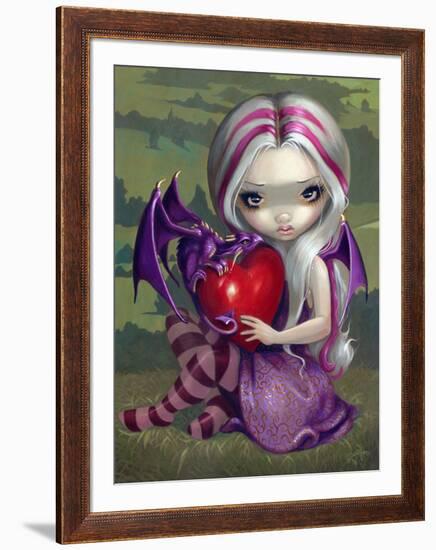 Valentine Dragon-Jasmine Becket-Griffith-Framed Art Print