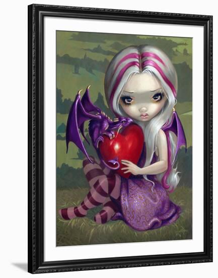 Valentine Dragon-Jasmine Becket-Griffith-Framed Art Print