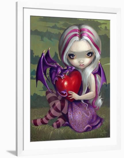 Valentine Dragon-Jasmine Becket-Griffith-Framed Art Print