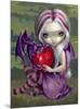 Valentine Dragon-Jasmine Becket-Griffith-Mounted Art Print