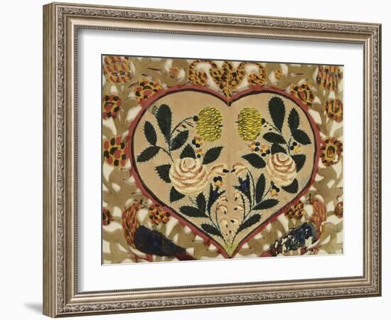 Valentine, Ephrata Cloister, Lancaster County, Pennsylvania, 1824-1851-null-Framed Giclee Print