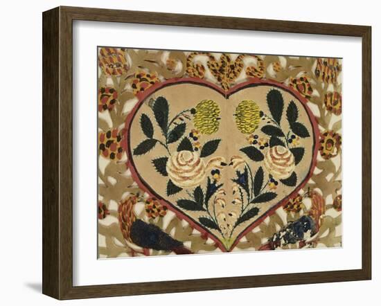 Valentine, Ephrata Cloister, Lancaster County, Pennsylvania, 1824-1851-null-Framed Giclee Print