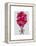 Valentine Heart Balloon Illustration-Fab Funky-Framed Stretched Canvas