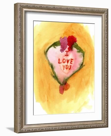 Valentine Ii, C.2019 (Watercolor on Paper)-Janel Bragg-Framed Giclee Print