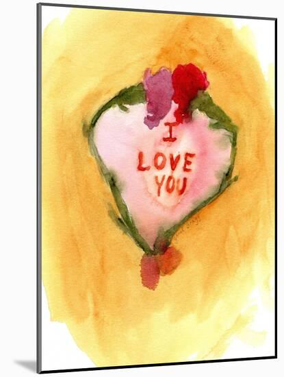 Valentine Ii, C.2019 (Watercolor on Paper)-Janel Bragg-Mounted Giclee Print