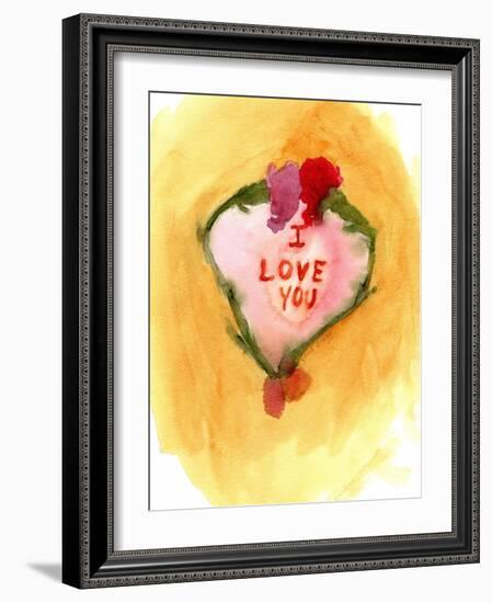Valentine Ii, C.2019 (Watercolor on Paper)-Janel Bragg-Framed Giclee Print