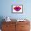 Valentine Illustration of Primary Colors-nito-Framed Art Print displayed on a wall