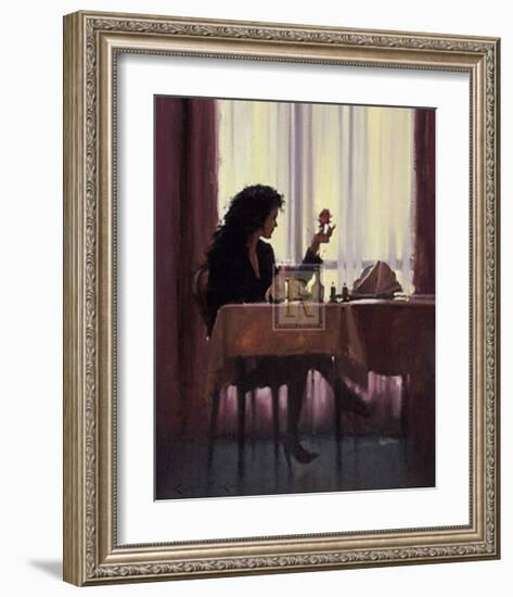 Valentine Rose-Raymond Leech-Framed Art Print