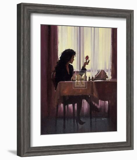 Valentine Rose-Raymond Leech-Framed Art Print