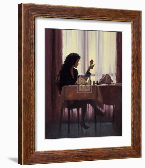 Valentine Rose-Raymond Leech-Framed Art Print