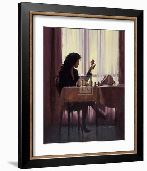 Valentine Rose-Raymond Leech-Framed Art Print