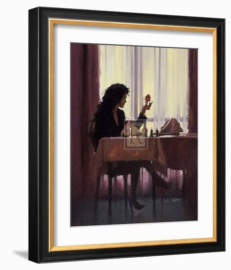 Valentine Rose-Raymond Leech-Framed Art Print