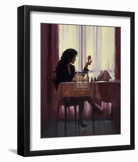 Valentine Rose-Raymond Leech-Framed Art Print