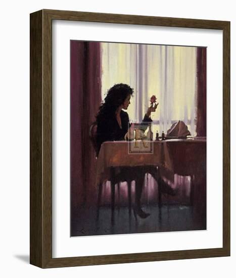 Valentine Rose-Raymond Leech-Framed Art Print